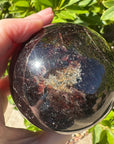 Large Garnet Sphere