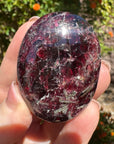 Rhodolite Garnet Palm Stone
