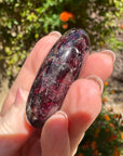 Rhodolite Garnet Palm Stone
