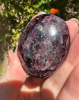Rhodolite Garnet Palm Stone