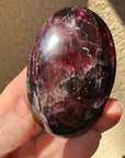 Rhodolite Garnet Palm Stone