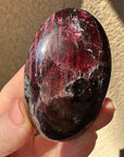Rhodolite Garnet Palm Stone