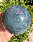 Ruby Kyanite Crystal Sphere