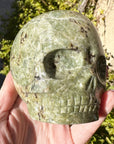 Triphilite Magical Child Crystal Skull Carved by Leandro de Souza