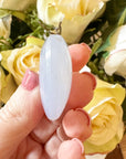 Blue Chalcedony Crystal Heart