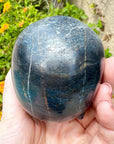 Blue Richterite Magical Child Crystal Skull Carved by Leandro de Souza