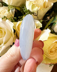 Blue Chalcedony Crystal Heart