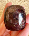 Rhodolite Garnet Palm Stone