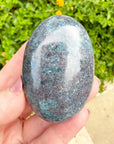 Ruby Kyanite Crystal Palm Stone