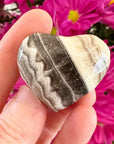 Banded Calcite Crystal Heart