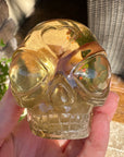 Ultra Clear Citrine Star Child Crystal Skull Carved by Leandro de Souza
