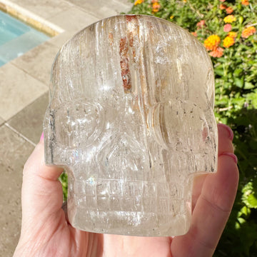 Rutile Hematoid Quartz Magical Child Crystal Skull Carved by Leandro de Souza