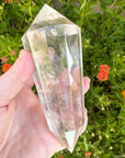 Rainbow Quartz Vogel Style Wand 12 Sided