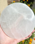 Large Round Selenite Charging Plate or Pedestal