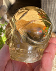 Ultra Clear Citrine Star Child Crystal Skull Carved by Leandro de Souza