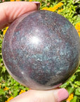 Ruby Kyanite Crystal Sphere