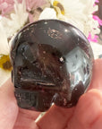 Garnet Magical Child Crystal Skull Carved by Leandro de Souza