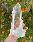 Lemurian Quartz Cluster Crystal from Diamantina Brazil