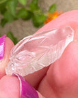 Sirius Quartz Crystal Mini Dragon Carved by Leandro de Souza