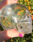 Ultra Clear Sirius Quartz Crystal Skull Carved by Leandro de Souza