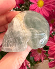 Blue Calcite Crystal Skull