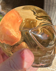 Ultra Clear Citrine Star Child Crystal Skull Carved by Leandro de Souza