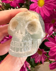 Blue Calcite Crystal Skull