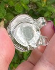 Sirius Quartz Crystal Puppy Carved by Leandro de Souza