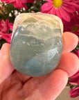 Blue Calcite Crystal Skull