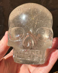 Golden Rutile Quartz Magical Child Crystal Skull Carved by Leandro de Souza