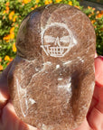 Pink Rutile Crystal Skull Carved by Leandro de Souza