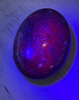 Ruby Kyanite Crystal Palm Stone UV Reactive