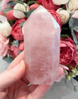 Rose Quartz Crystal Tower