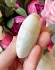 Blue Aragonite Crystal Palm Stone