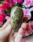 Jasper Crystal Heart with Druzy Pockets