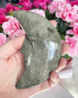 Large Gold Sheen Obsidian Moon