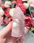 Rose Quartz Crystal Tower