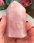 Rose Quartz Crystal Tower