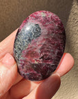 Rhodolite Garnet Palm Stone