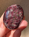 Rhodolite Garnet Palm Stone