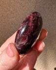 Rhodolite Garnet Palm Stone