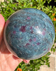 Ruby Kyanite Crystal Sphere