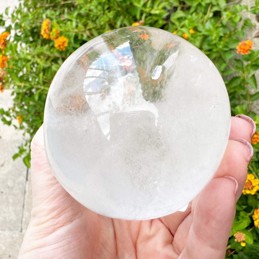 Lemurian Quartz Crystal Skull Carved by Leandro de Souza