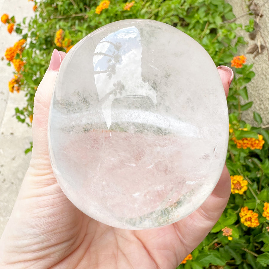 Lemurian Quartz Crystal Skull Carved by Leandro de Souza