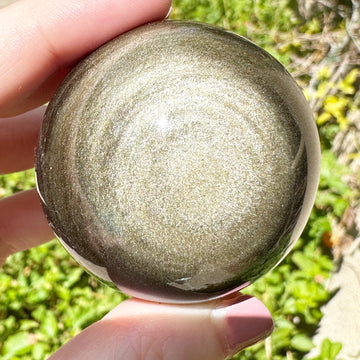Gold Sheen Obsidian Sphere