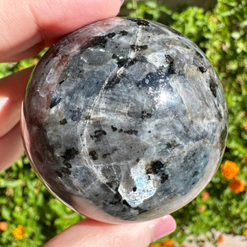 Larvikite Crystal Sphere