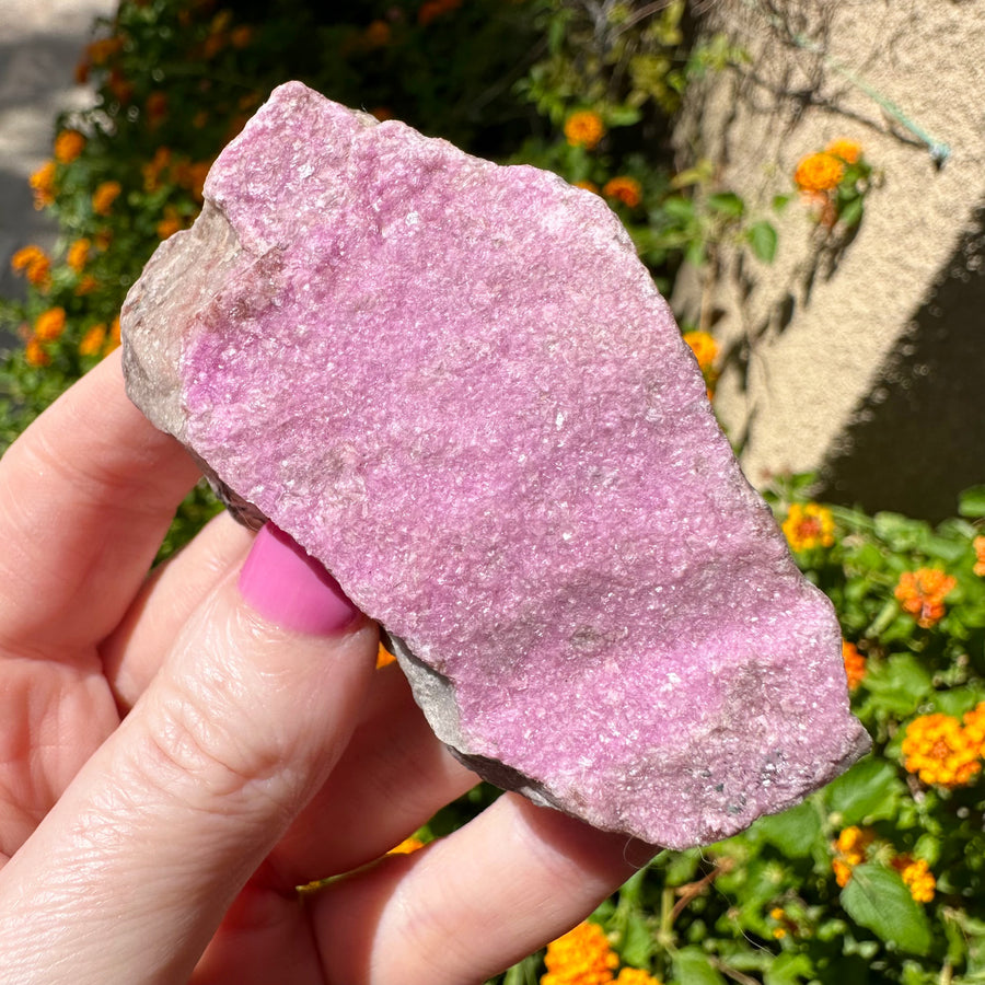 Natural Raw Cobalto Calcite Crystal