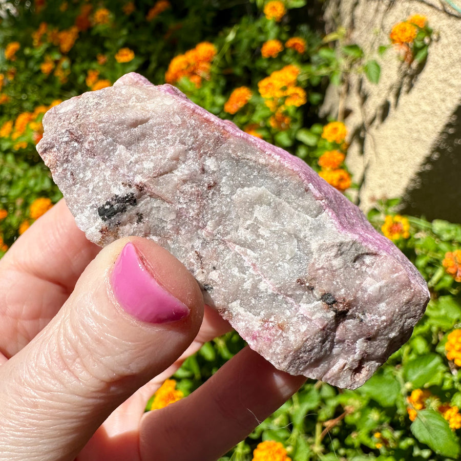 Natural Raw Cobalto Calcite Crystal