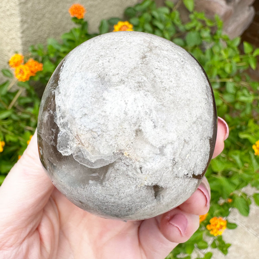 Special Layered Chlorite Magical Child Crystal Skull Carved by Leandro de Souza