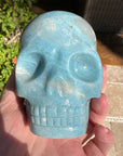 Trolleite Crystal Skull Carved by Leandro de Souza